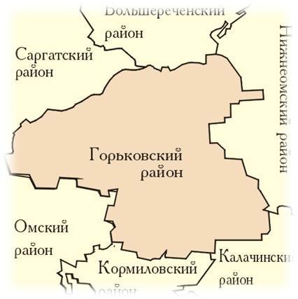 Саргатское карта спутник